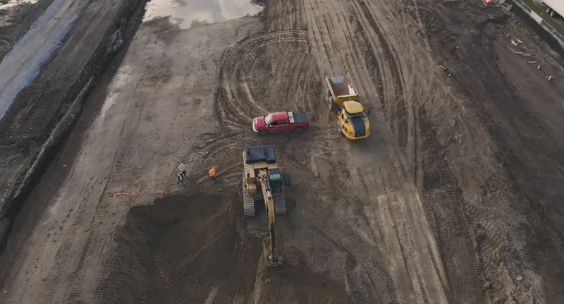 Excavation under way